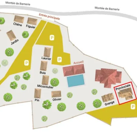 Domaine De La Barnerie Ferienhaus Saint Alban Auriolles